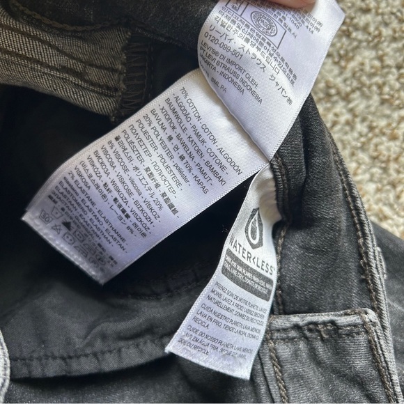 Levi’s 721 High Rise Skinny Jeans Black Denim Casual 30 - Picture 5 of 11